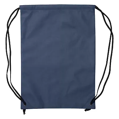 Liberty Bags A136 - Non-Woven Drawstring Backpack NAVY front view
