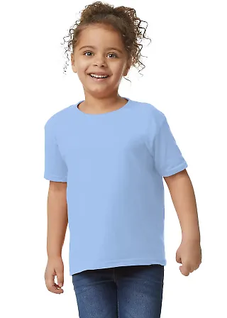 5100P Gildan - Toddler Heavy Cotton T-Shirt in Light blue front view