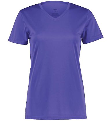 1790 Augusta Sportswear Women's Wicking T-Shirt in Purple front view