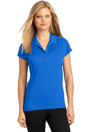 LOG1030 OGIO® Ladies Linear Polo Electric Blue front view