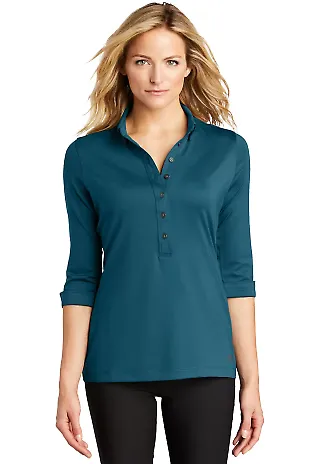 LOG122 OGIO® Ladies Gauge Polo Teal Throttle front view