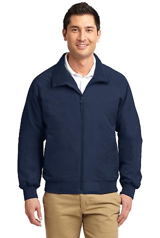 J328 Port Authority® Charger Jacket True Navy front view