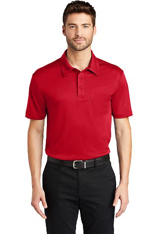 K540P Port Authority® Silk Touch™ Performance P in Red front view
