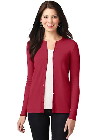 LM1008 Port Authority® Ladies Concept Stretch But Rich Red front view