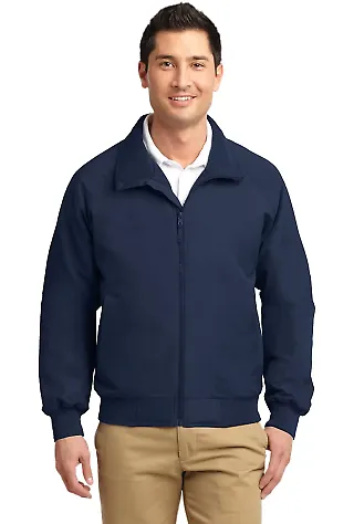 TLJ328 Port Authority® Tall Charger Jacket True Navy front view