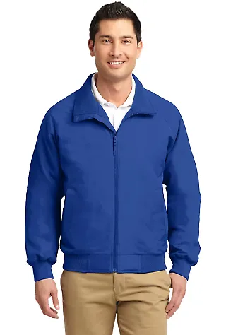 TLJ328 Port Authority® Tall Charger Jacket True Royal front view