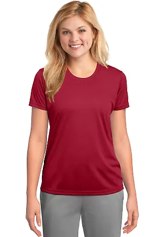 LPC380 Port & Company® Ladies Essential Performan Red front view