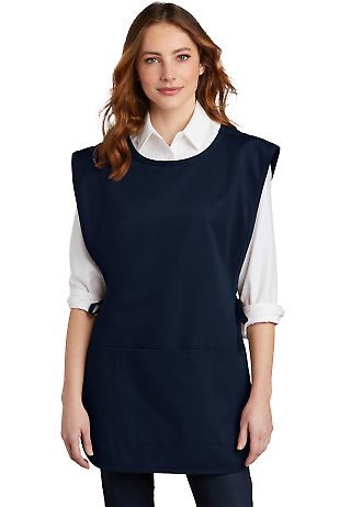 A705 Port Authority® Easy Care Cobbler Apron with in Navy front view