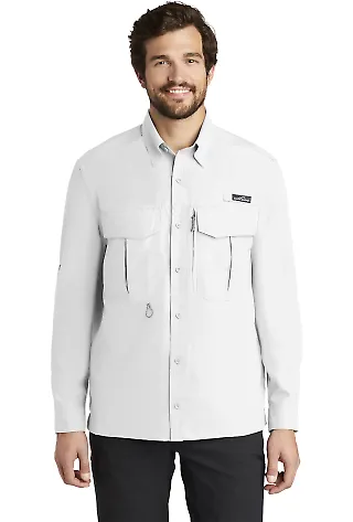 EB600 Eddie Bauer® - Long Sleeve Performance Fish White front view