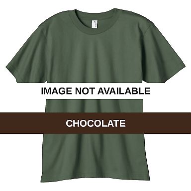 490B Anvil Organic Youth Short Sleeve Fashion Fit  CHOCOLATE front view