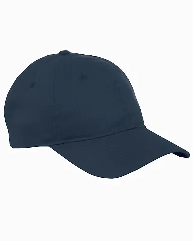 Big Accessories BX880 6-Panel Unstructured Hat NAVY front view