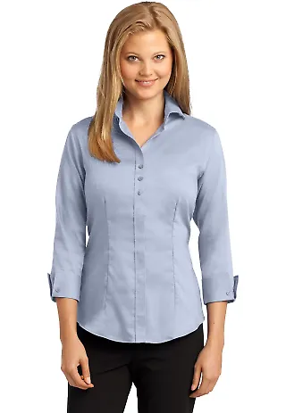 RH69 Red House® Ladies 3/4-Sleeve Nailhead Non-Ir Slate Blue front view
