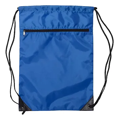 8888 Liberty Bags - Denier Nylon Zippered Drawstri ROYAL front view