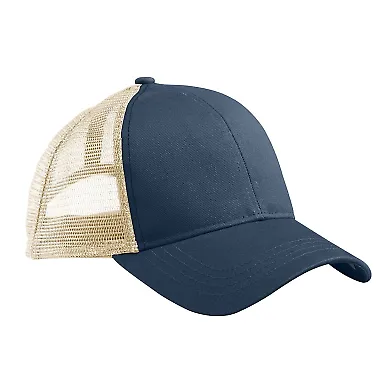EC7070 econscious Eco Trucker Organic/Recycled PACIFIC/ OYSTER front view