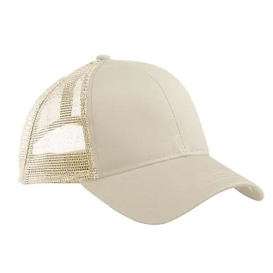 EC7070 econscious Eco Trucker Organic/Recycled OYSTER/ OYSTER front view