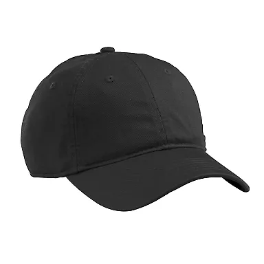 econscious EC7000 Organic Twill Dad Hat BLACK front view