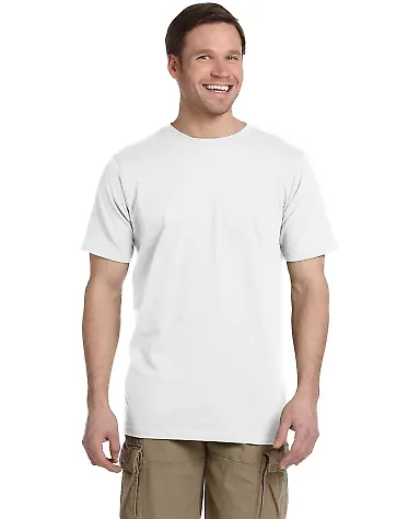 EC1075 econscious 4.4 oz. Ringspun Fashion T-Shirt WHITE front view