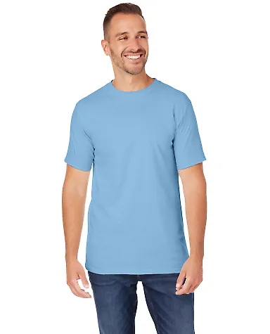 EC1075 econscious 4.4 oz. Ringspun Fashion T-Shirt NIAGARA BLUE front view