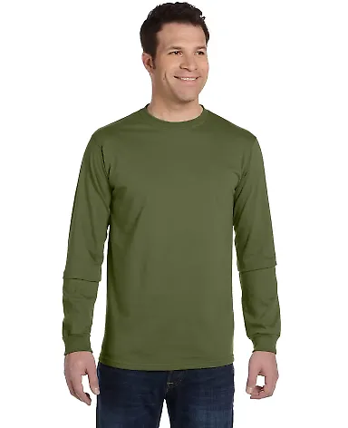 EC1500 econscious 5.5 oz., 100% Organic Cotton Cla OLIVE front view