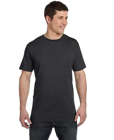 EC1080 econscious 4.25 oz. Blended Eco T-Shirt in Charcoal/ black front view
