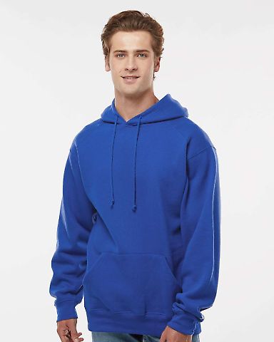 1254 Badger - Hooded Sweatshirt in Royal front view
