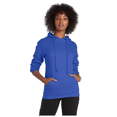 Delta Apparel 99200  Adult Unisex Heavyweight Flee in Royal front view