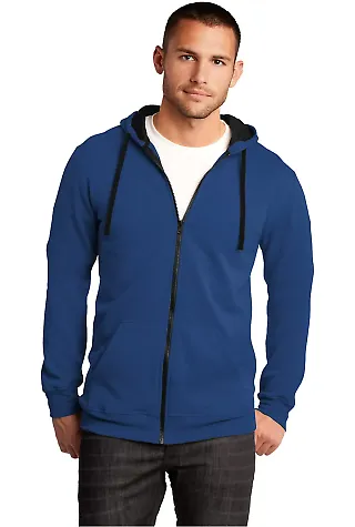 DT800 District® - Young Mens The Concert Fleece?? Deep Royal front view
