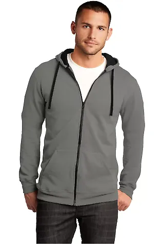 DT800 District® - Young Mens The Concert Fleece?? Grey front view