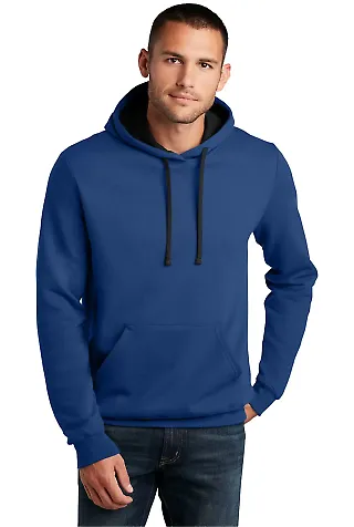 DT810 District® - Young Mens The Concert Fleece?? Deep Royal front view