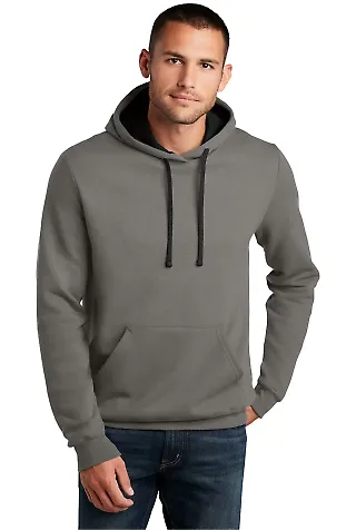 DT810 District® - Young Mens The Concert Fleece?? Grey front view