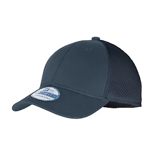 NE302 New Era® - Youth Stretch Mesh Cap Dp Navy/Dp Nvy front view