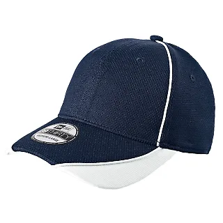 NE1050 New Era® - Contrast Piped BP Performance C Dp Navy/White front view