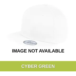NE400 New Era® - Flat Bill Snapback Cap Cyber Green front view