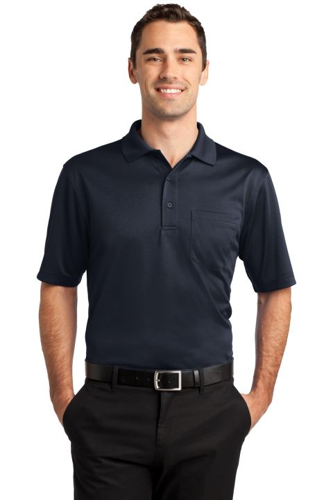 CS412P CornerStone® Select Snag-Proof Pocket Polo in Dark navy