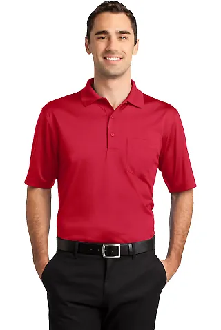CS412P CornerStone® Select Snag-Proof Pocket Polo Red front view