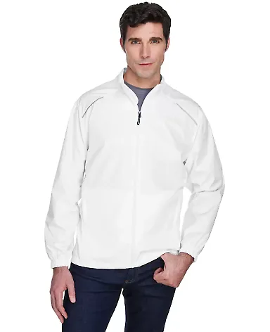 88183 Core 365  Men's Motivate Unlined Lightweight WHITE front view