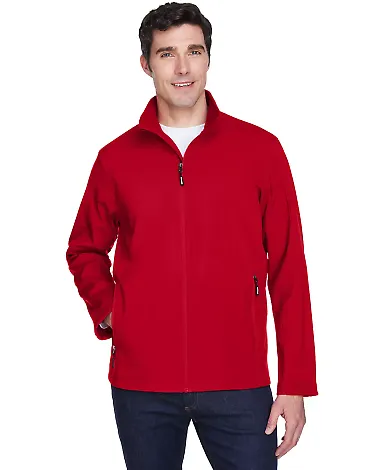 88184 Core 365 Cruise Men's 2-Layer Fleece Bonded  CLASSIC RED front view
