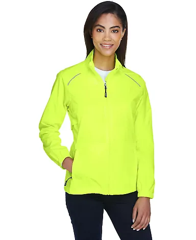 78183 Core 365 Motivate  Ladies' Unlined Lightweig SAFETY YELLOW front view