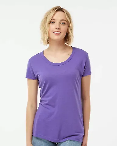 253 Tultex Ladies' Tri-Blend Tee with a Tear-Away  in Lilac tri blend front view