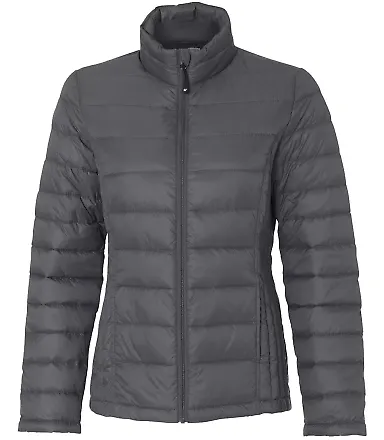 15600W Weatherproof - Ladies' Packable Down Jacket Dark Pewter front view