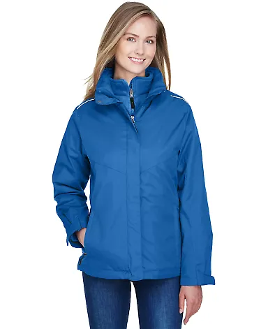 78205 Core 365 Ladies' Region 3-in-1 Jacket with F TRUE ROYAL front view