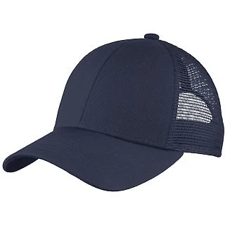  C911 Port Authority Adjustable Mesh Back Cap in True navy front view