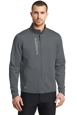 OE700 OGIO ENDURANCE Fulcrum Full-Zip Gear Grey front view