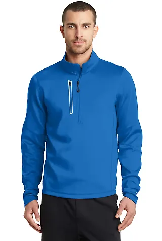 OE701 OGIO® ENDURANCE Fulcrum 1/4-Zip Electric Blue front view