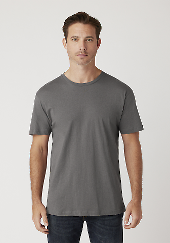 Cotton Heritage MC1040 Newport Beach Cotton Plain in Cool grey front view