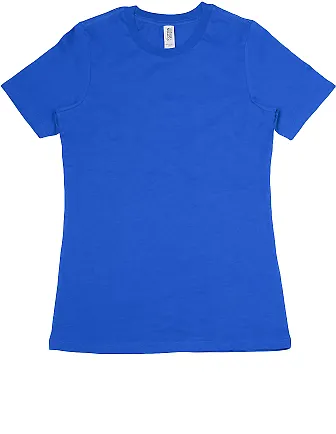 HC1025 Womens Cotton Crew Neck Tee Team Royal front view