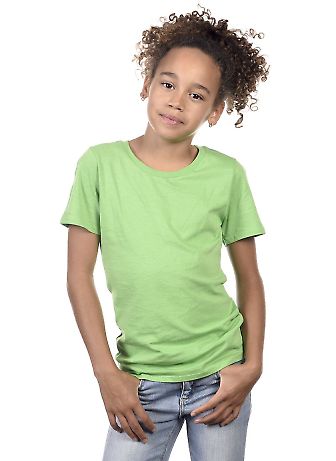JC1025 Cotton Heritage Victoria Cotton Princess Te in Lime (discontinued) front view