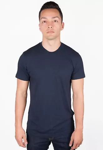 MC134 Navy Modal Cotton T-Shirt front View front view