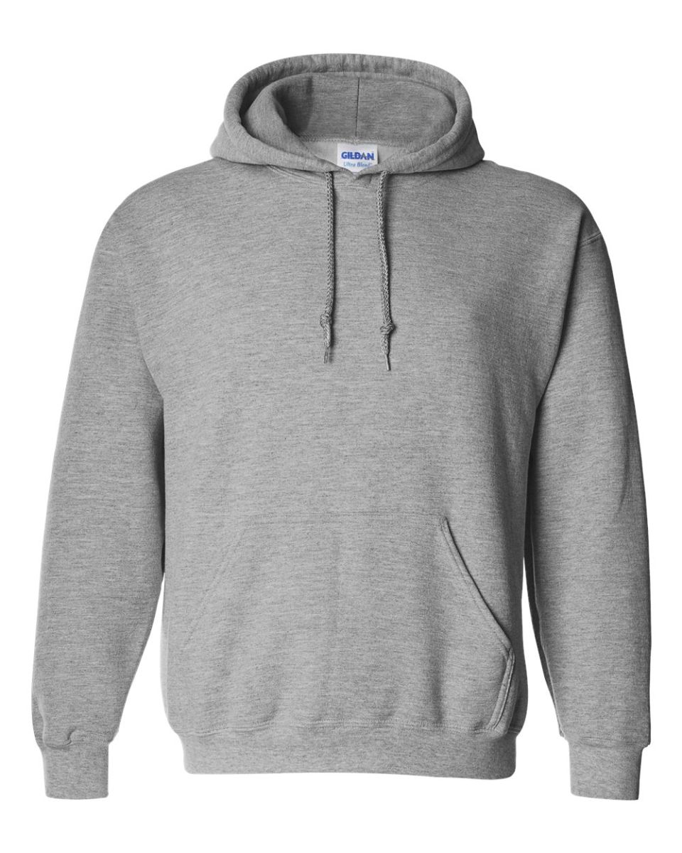 gray gildan sweatshirt