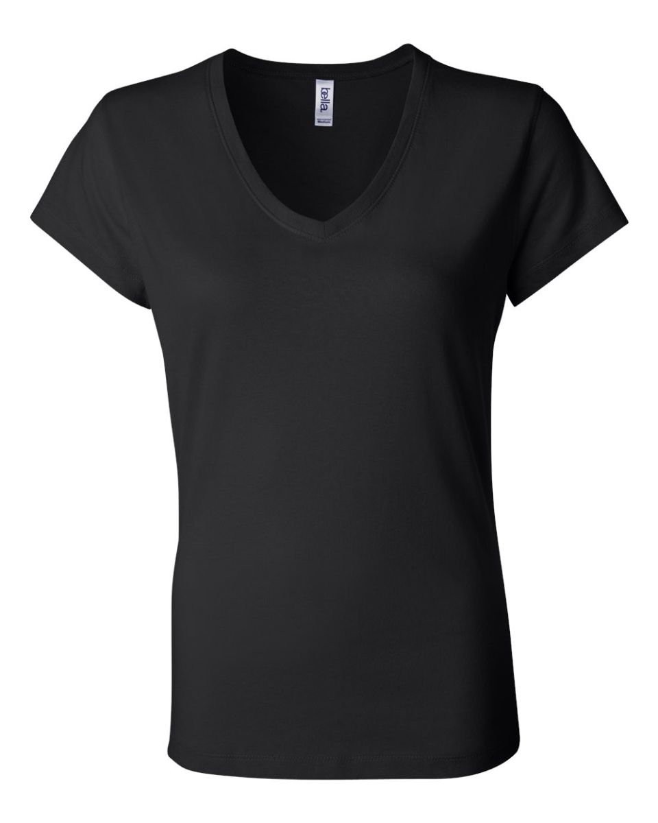 black v neck tees